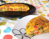 Foto del paso 4 de la receta: Tortilla de patata y pimientos