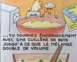 Une image de l'étape 1 de Fleurs sablées aux pépites de chocolat.
