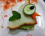 इमोजी बर्ड सैंडविच (Emoji Bird sandwich recipe in Hindi) रेसिपी चरण 3 फोटो