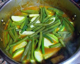 Foto del paso 9 de la receta: Ternera estofada con judías verdes, calabacines y especias
