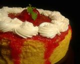 Foto langkah ke 13 dari resep Cheddar Cheese Cake with Strawberry Jam.