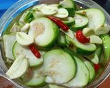 Hình bước làm 4 của món Cà dừa muối tỏi, ớt