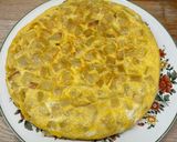 A picture of step 3 of Spanish Potato Omelette (Tortilla de Patatas).