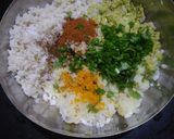 A picture of step 3 of Corn Poha cutlets.