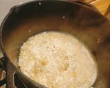 A picture of step 6 of Marinated Pork Fillet on risotto.