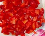 A picture of step 1 of Strawberry Cake in Air Fryer.