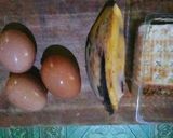 Foto langkah ke 1 dari resep Omlete piju (pisang keju).