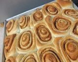 A picture of step 1 of Sticky Cinnamon buns with Lemon drizel frosting:.