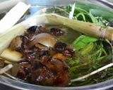 Hình bước làm 3 của món Sâm bí đao hạt é sương sáo
