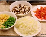 【五彩蔬奶醬通心粉】無肉也歡!!的食譜步驟2照片