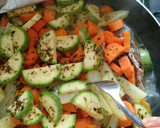 Foto del paso 8 de la receta: Milanesa de res con vegetales