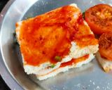 A picture of step 4 of Onion tomato sandwich no fire theme.