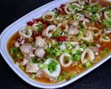 Foto langkah ke 5 dari resep Cumi Mentega Saus Tiram.