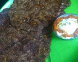 A picture of step 5 of Ragi masala roti.