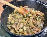 A picture of step 10 of Pork Sauté with Fennel and Cheesy Zucchini.
