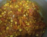 A picture of step 1 of Beetroot chana masala.