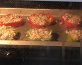 A picture of step 3 of Baked capsicum with paneer and broccoli.