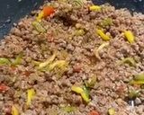 صورة لخطوة 2 من وصفة رز عنبر باللحمه المفرومه على طريقتي