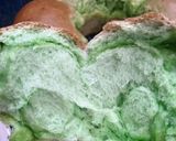 Foto langkah ke 6 dari resep Roti sobek pandan ekonomis.