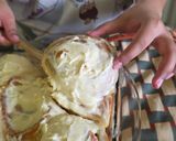 A picture of step 13 of Nuna’s Fluffy Cinnamon Rolls with Homemade Cream Cheese Frosting.