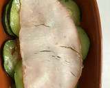 Foto del paso 3 de la receta: Mini lasaña de calabacín y fiambre de pavo