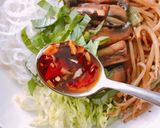 Hình bước làm 6 của món 🌱 Bún Tàu Trộn Nấm Xào Giá Chay (Vegan)