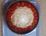 A picture of step 3 of Croque Monsieur Cake🍅🍅🍅🍅🍅🍅🍅🍅🍞🍞🍞🍞🥛🥛🥛.