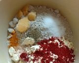 A picture of step 1 of Cheesy Bajra Pancakes.