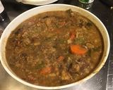 Une image de l'étape 15 de Bœuf mijoté aux légumes d hiver (chou fleur,aubergine,courgettes,carottes,poivron,poireau).