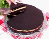 Foto langkah ke 22 dari resep BROWNIES CHEESECAKE CAKE KUKUS | Moist, Nyokelat, Nyuss.