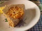 Torta con harina integral o blanca invertida de naranjas (vegan)!