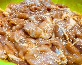 รูปขั้นตอนการทำที่ 4 ของ 🥢(แจกสูตร)​สูตรหมูหมักสไตล์​เกาหลี🇰🇷/หมูกะทะ​ จิ้ม​จุ่ม​ ชาบู