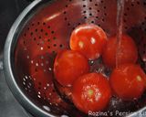 A picture of step 2 of Persian tomato stew (pamador ghatogh).