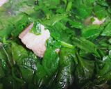 Hình bước làm 1 của món Canh mồng tơi nấu đuôi heo