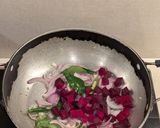 A picture of step 6 of Beetroot Rice.