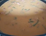 Tejfölös fokhagymás zöldbabfőzelék, füstölt virslivel 🥣🥣🥣 recept fázis 4 fotója