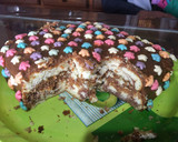 Foto del paso 4 de la receta: Bizcochuelo marmolado relleno c dulce de leche