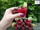 બીટરૂટ સ્મૂધી શોટ્સ (Beetroot Smoothie Shots Recipe In Gujarati)