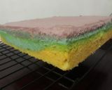 Foto langkah ke 14 dari resep Bolu Rainbow Kukus 7 Telur.