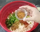 A picture of step 4 of Bread Seekh Kebab.