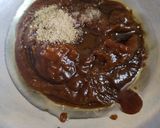 A picture of step 3 of Red pumpkin sweet gharge.