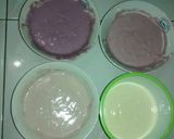 Foto langkah ke 5 dari resep Ombre Cake Steamed Ekonomis.