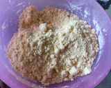 A picture of step 1 of Flour basan semolina nankhatai.