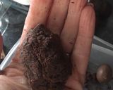 A picture of step 2 of Chocolate scotch eggs!.
