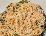 Foto del paso 6 de la receta: Spaghetti carbonara con espárrago verde
