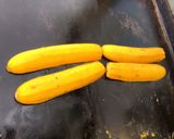 Une image de l'étape 5 de Courgettes jaunes balsamique et colombo.
