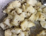 A picture of step 3 of Sawan special Potatoes.