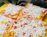 Foto langkah ke 6 dari resep Pizza Roti Tawar.