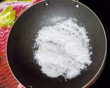 A picture of step 2 of Kaju Chikki.