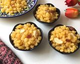 A picture of step 5 of Meethi Boondi.